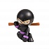 Фигурка ниндзя Пук-Сэй из серии Fart Ninjas, черный, 9 см.  - миниатюра №1